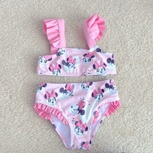 Girls 4T Disney bikini (Minnie Mouse)
